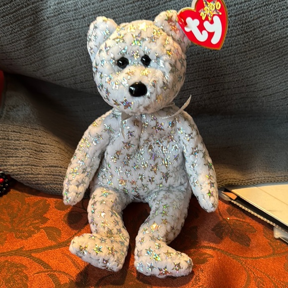 Ty Other - January 1st 2000 Ty Beanie Baby with Star Pattern